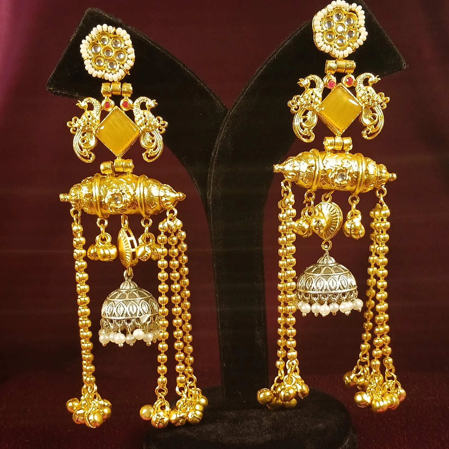 Kashmiri Fusion Earrings - NoorESandook