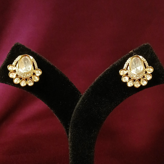 Polki Studd Earrings- AJE91