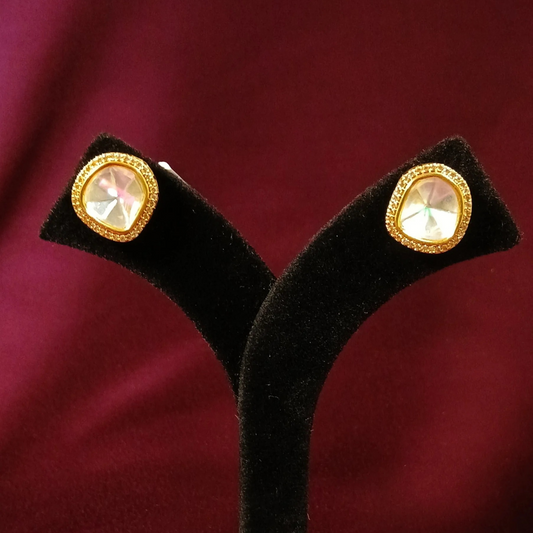 Polki Studd Earrings- AJE88