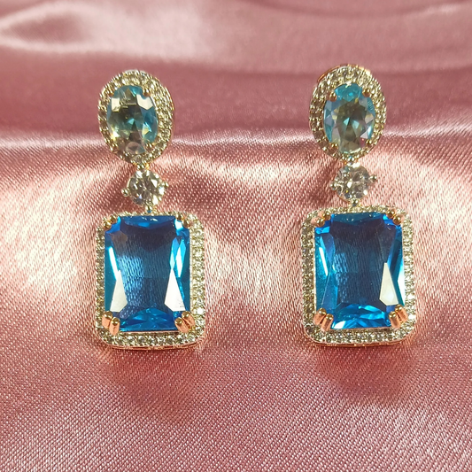 Azure Royale Drop Earrings