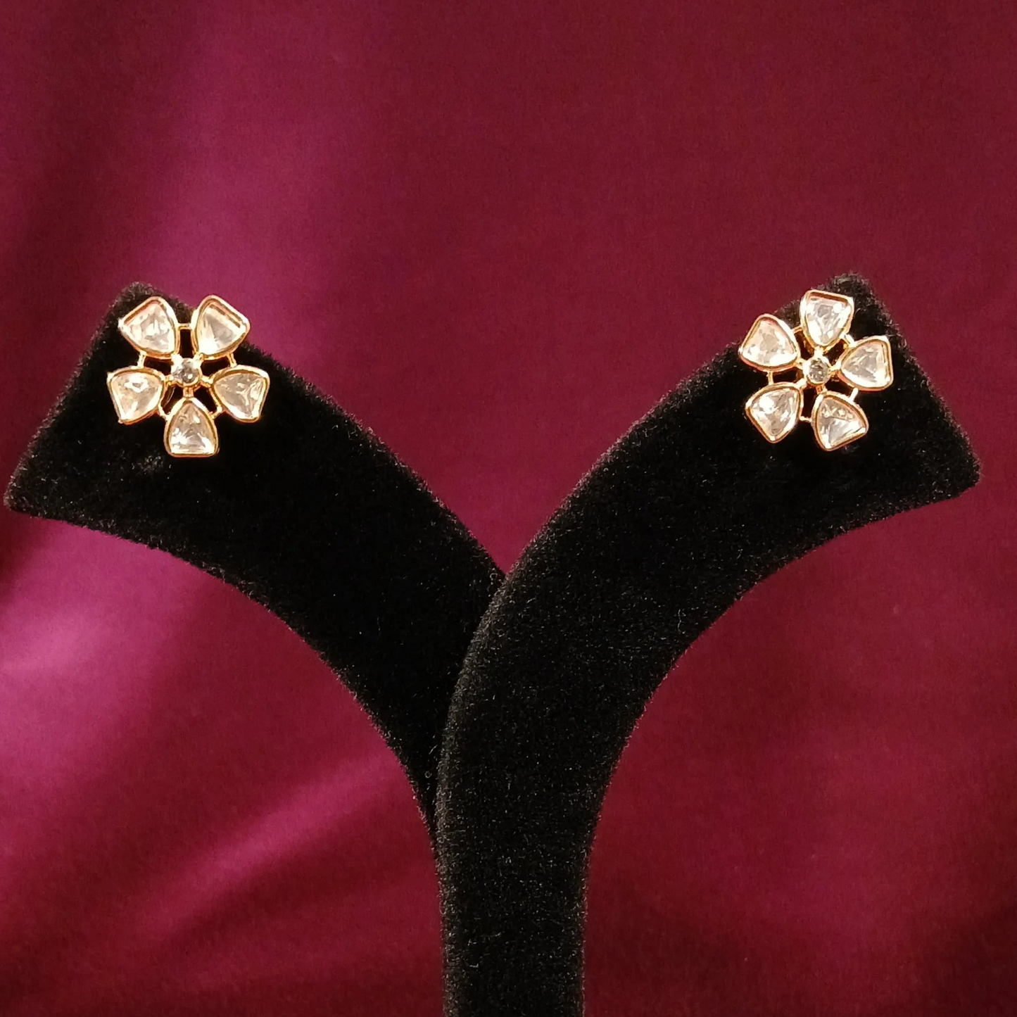 Polki Studd Earrings- AJE96