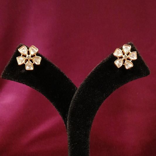 Polki Studd Earrings- AJE96