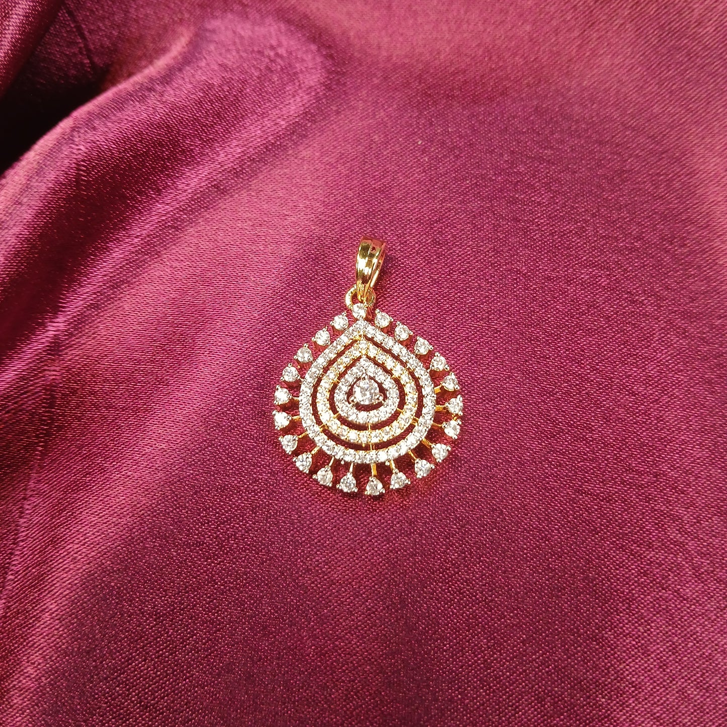Celebration Shine Pendant Set – American Diamond