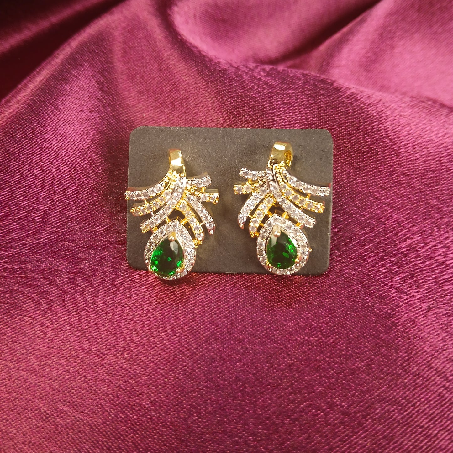 Royal Green Shine Pendant Set