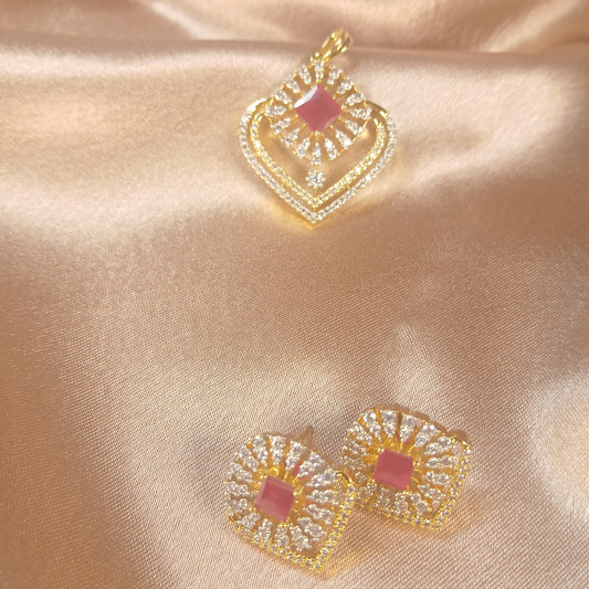 Regal Solitaire Pendant Set