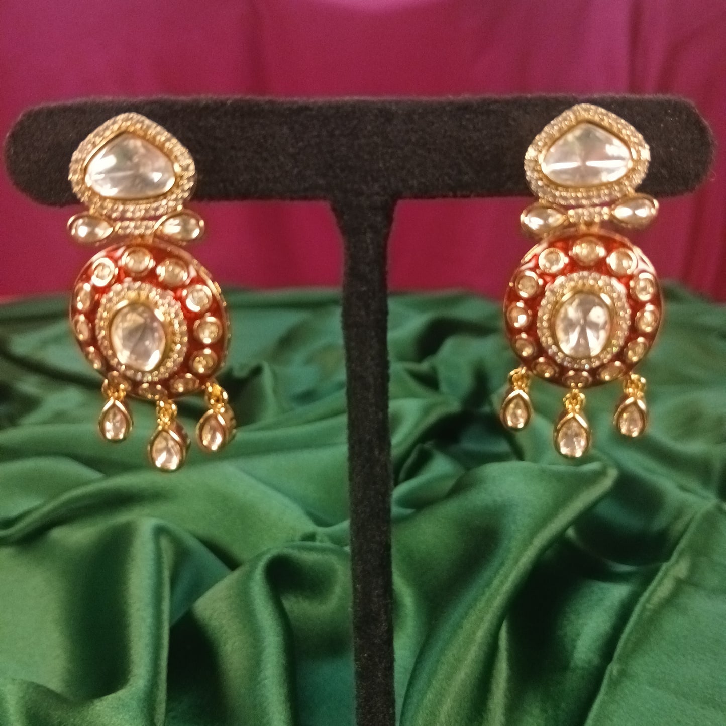 Aarzoo Meenakari Polki Choker