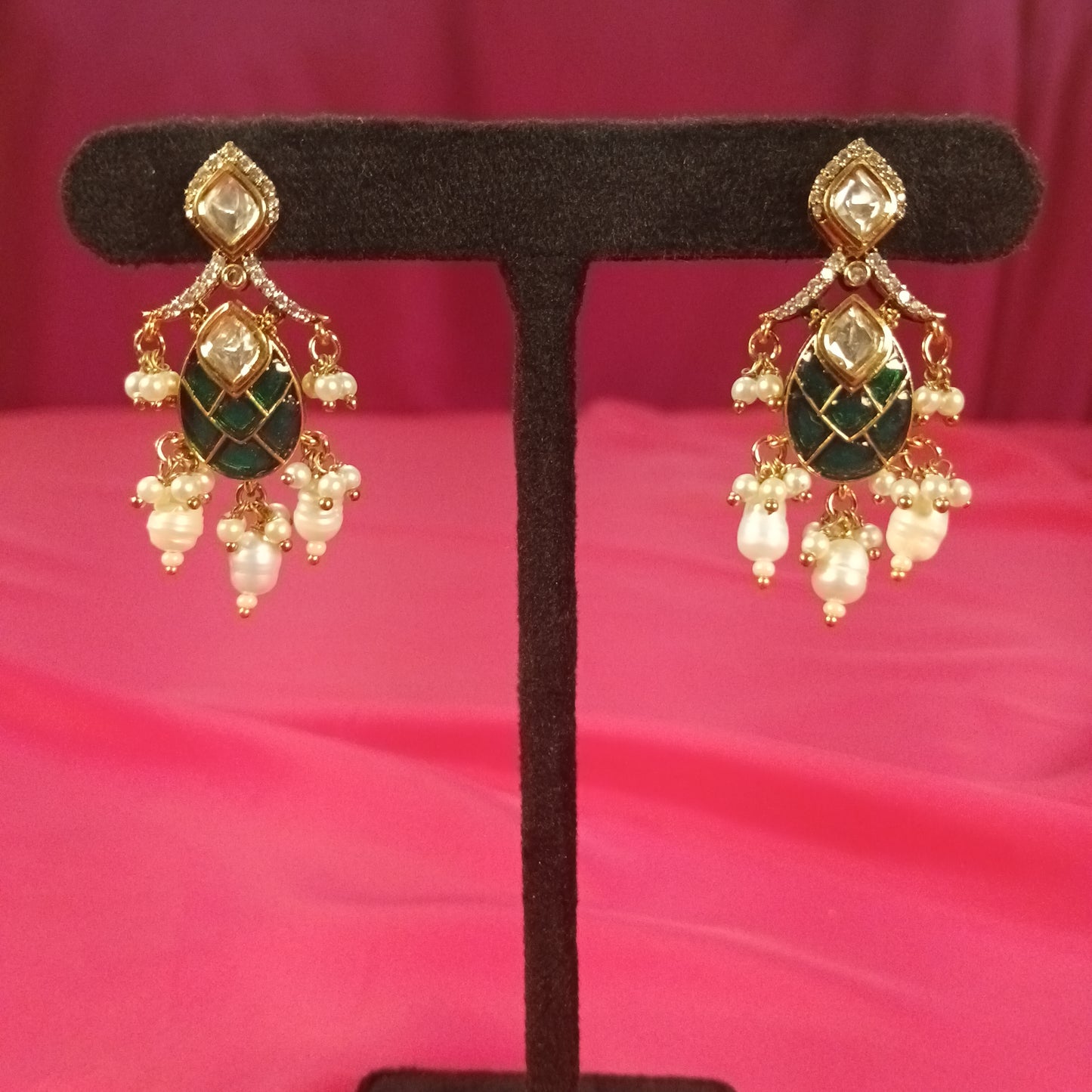 Shahi Meenakari Polki Choker