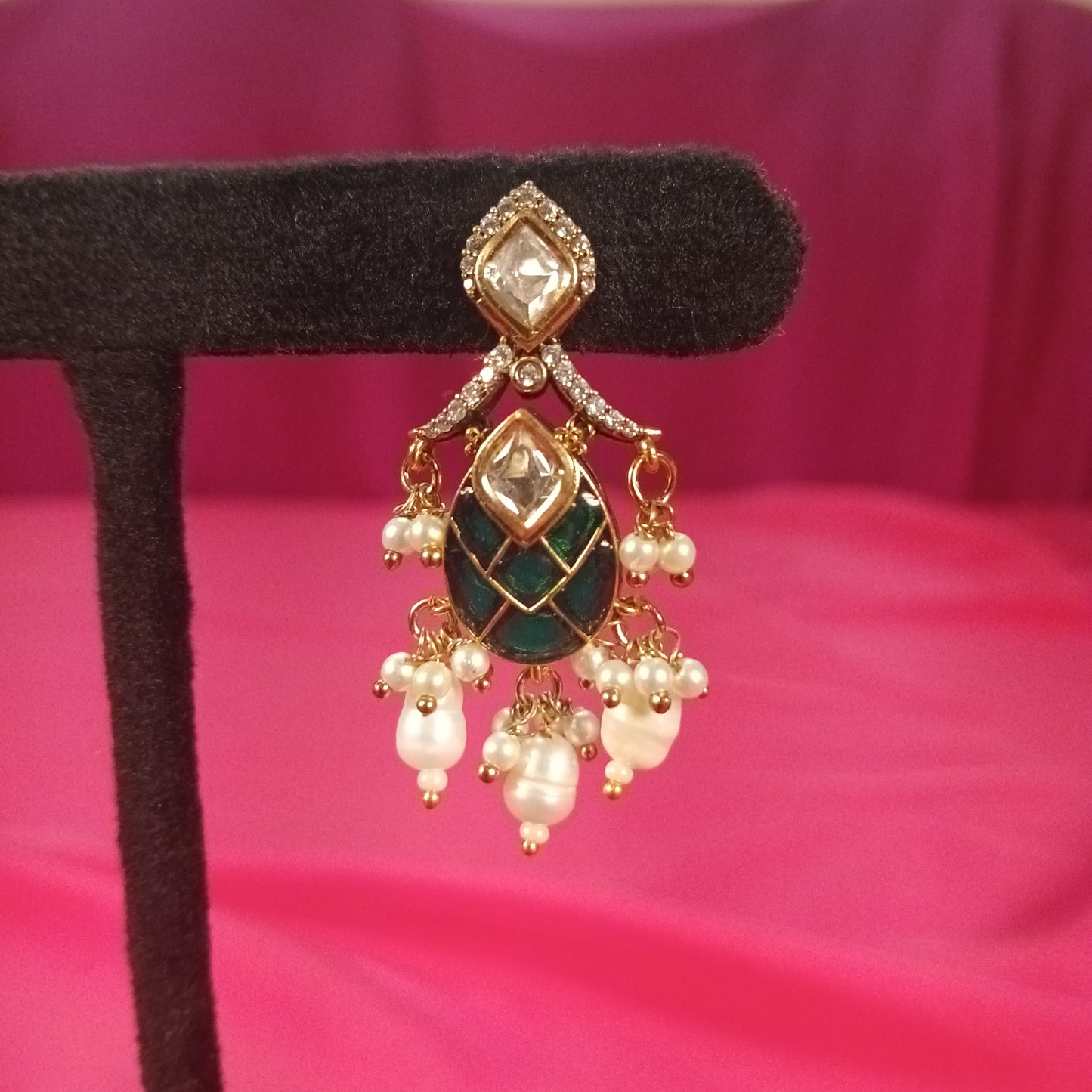Shahi Meenakari Polki Choker