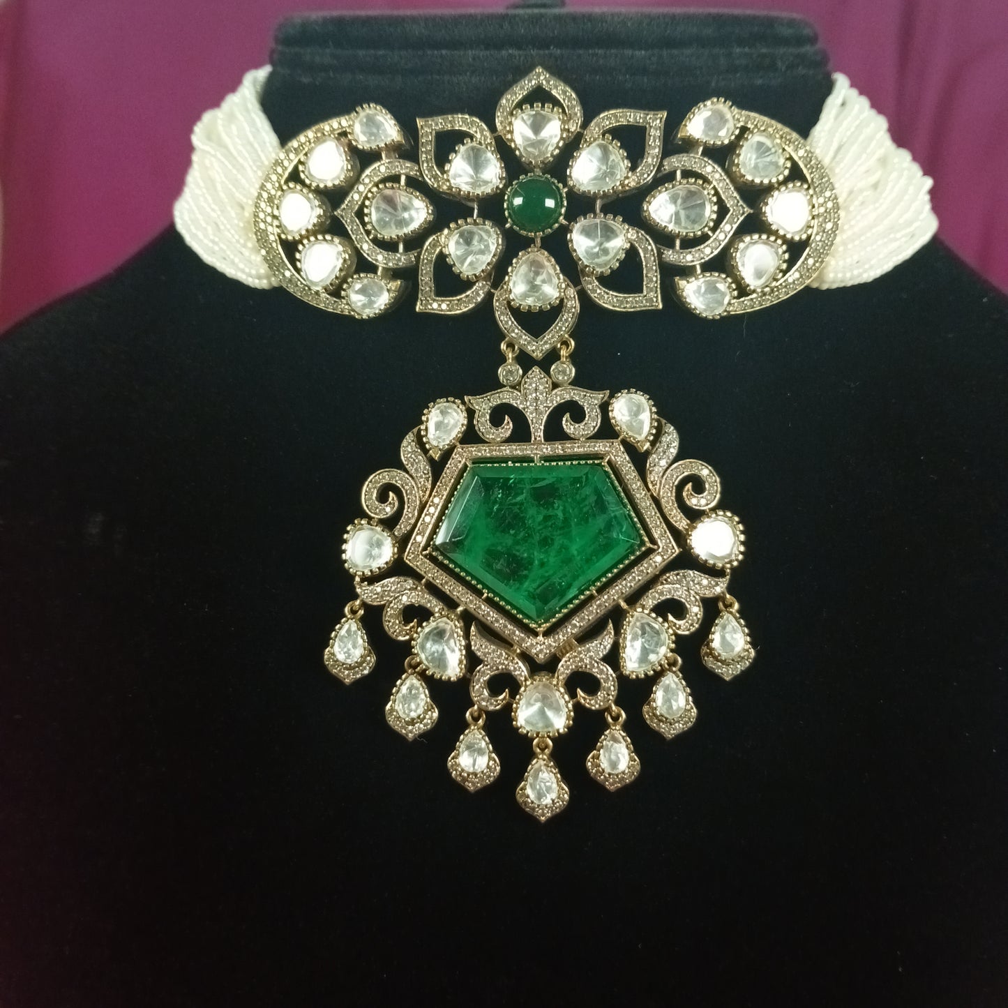Rang Mahal Polki Choker