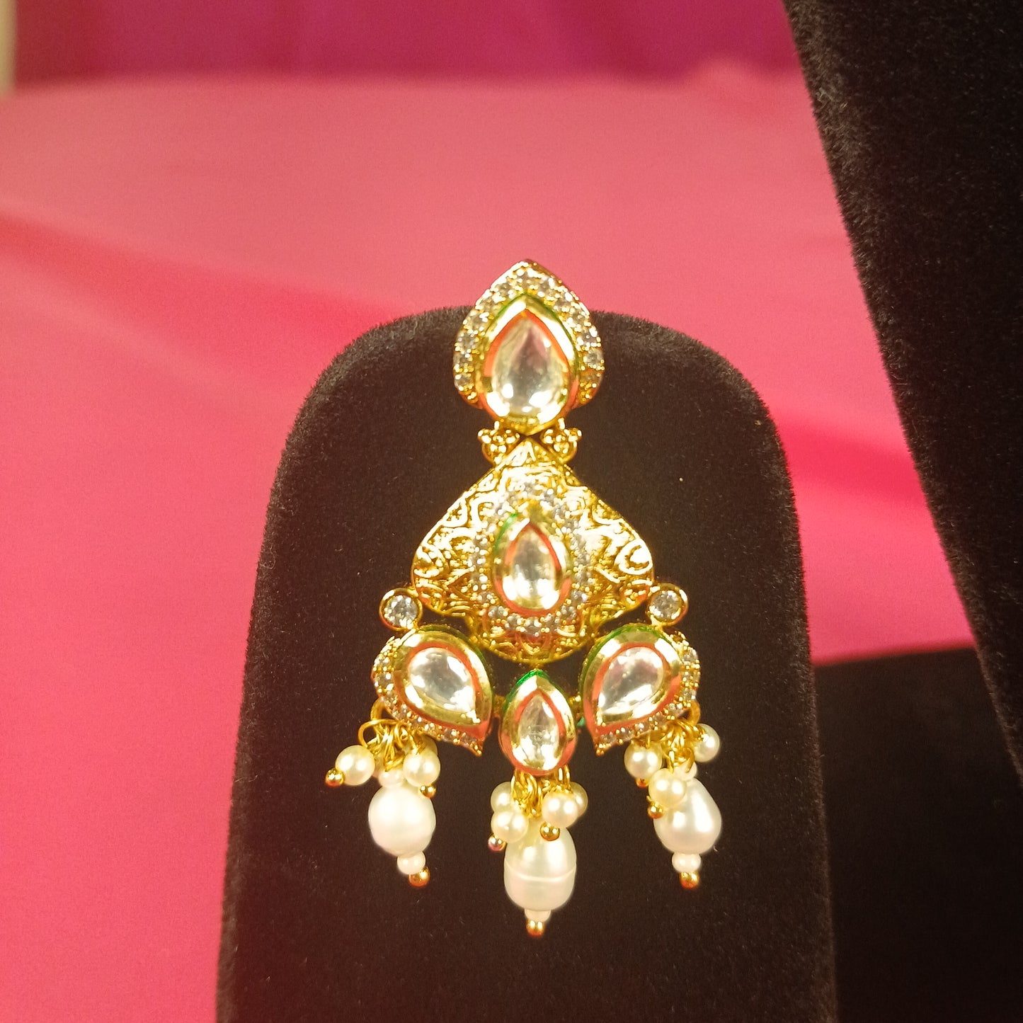 Gulbahar Polki Meenakari Choker