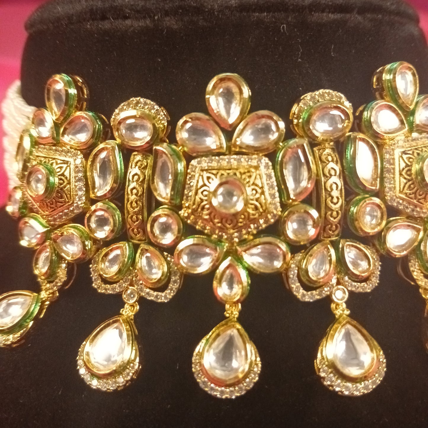 Gul-E-Noor Polki Choker