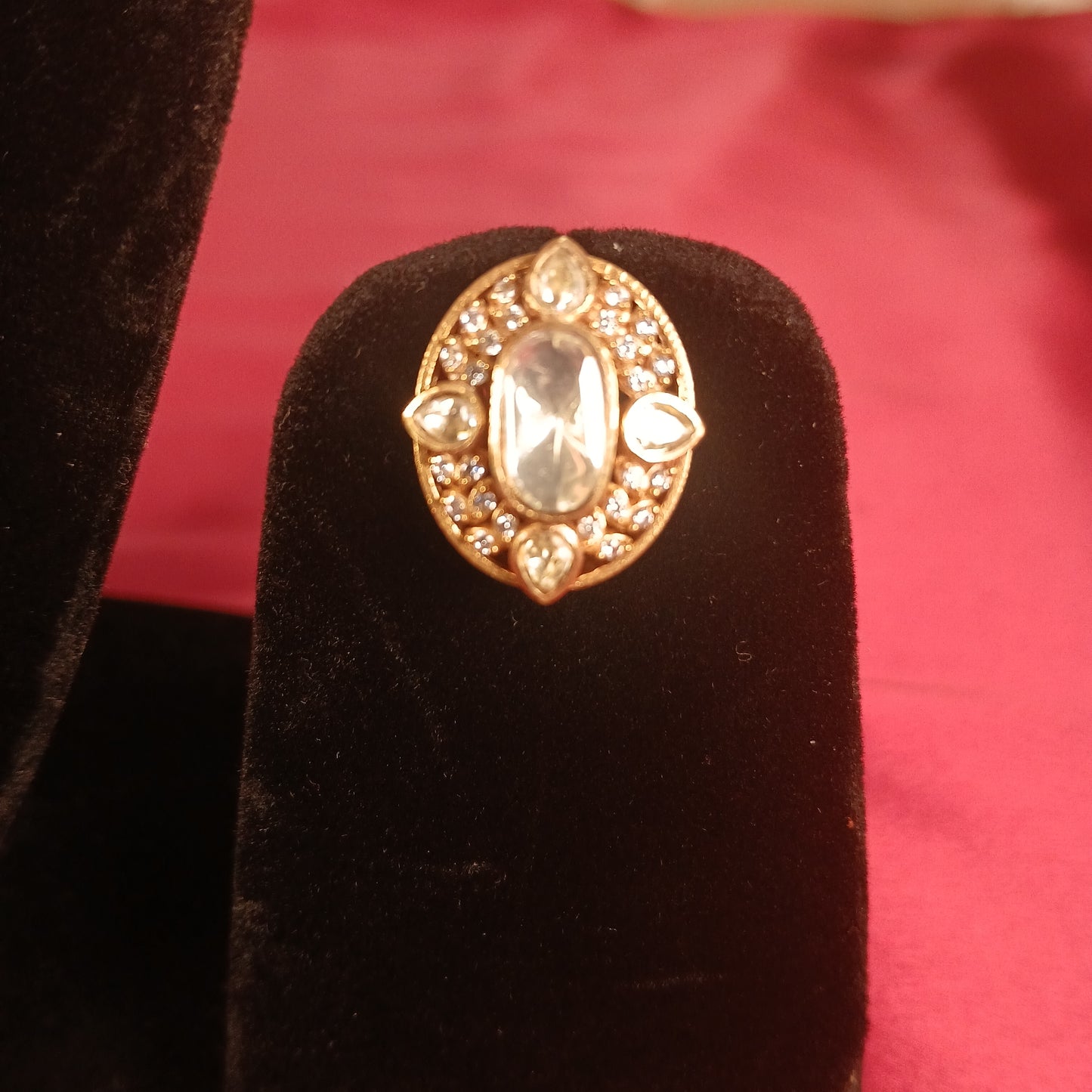 Rajsi Polki Pendant Set