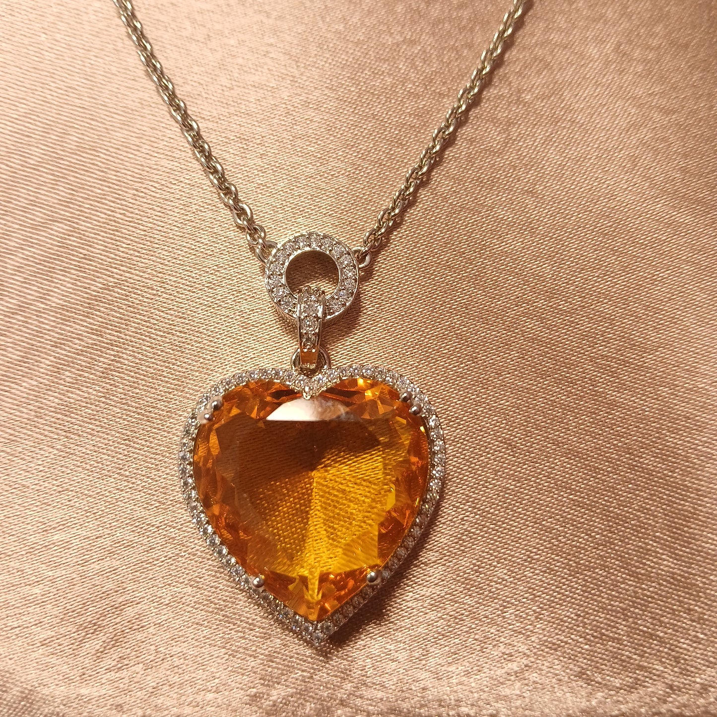 Whisper of the Ocean Pendant set -Yellow