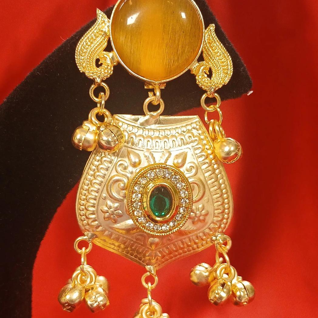 Lightweight Brass Earrings