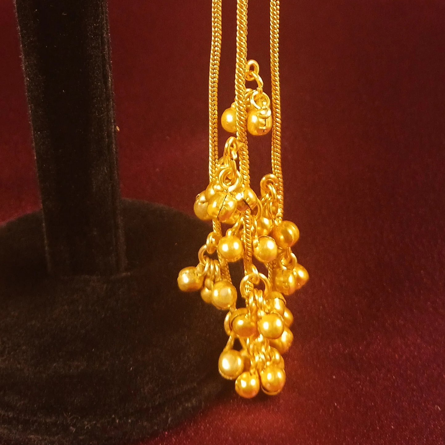 Kashmiri Earrings With Chain