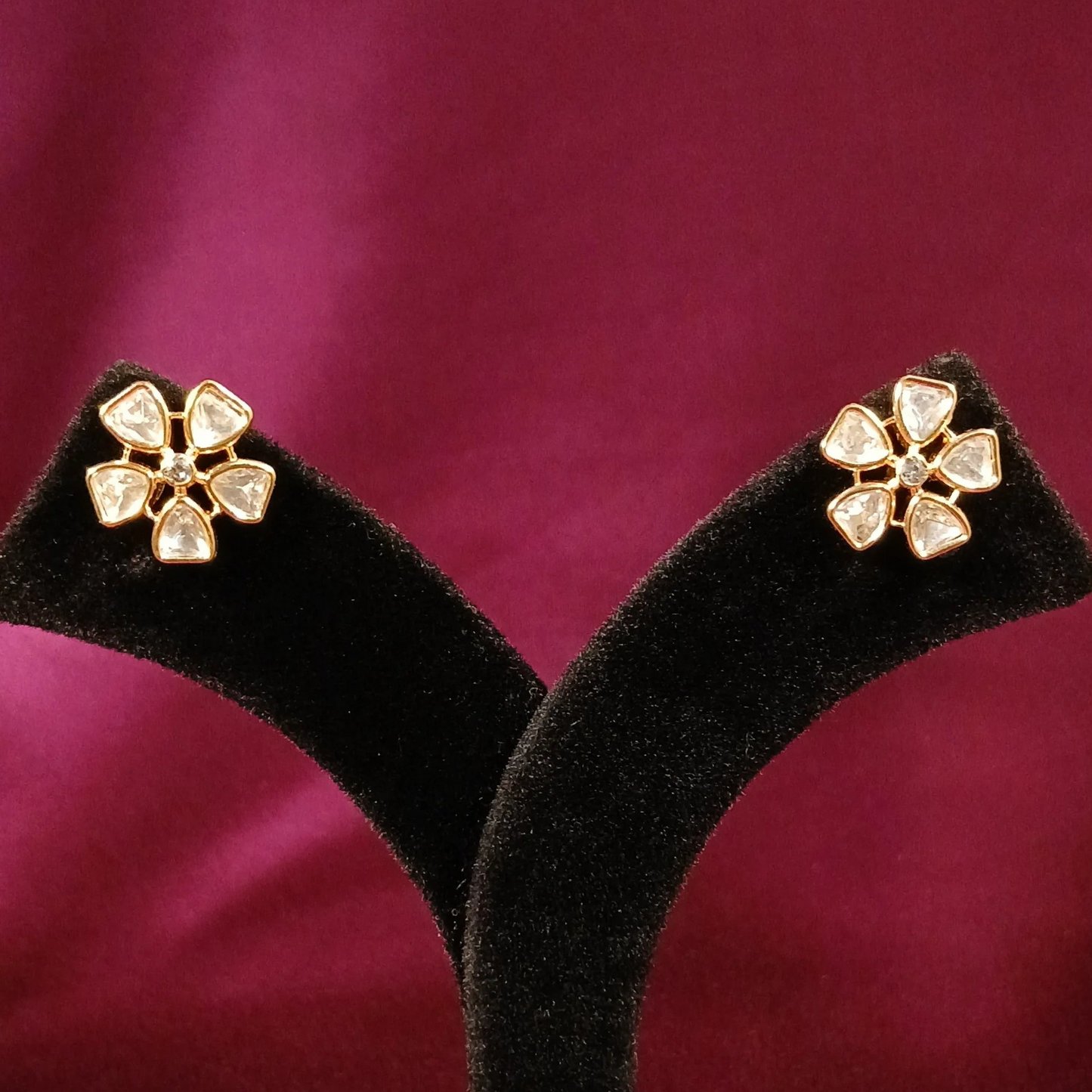 Polki Studd Earrings- AJE96