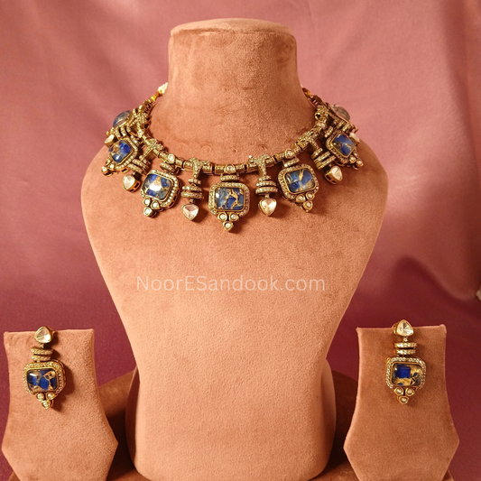 Doublet Stone Necklace- Design 3