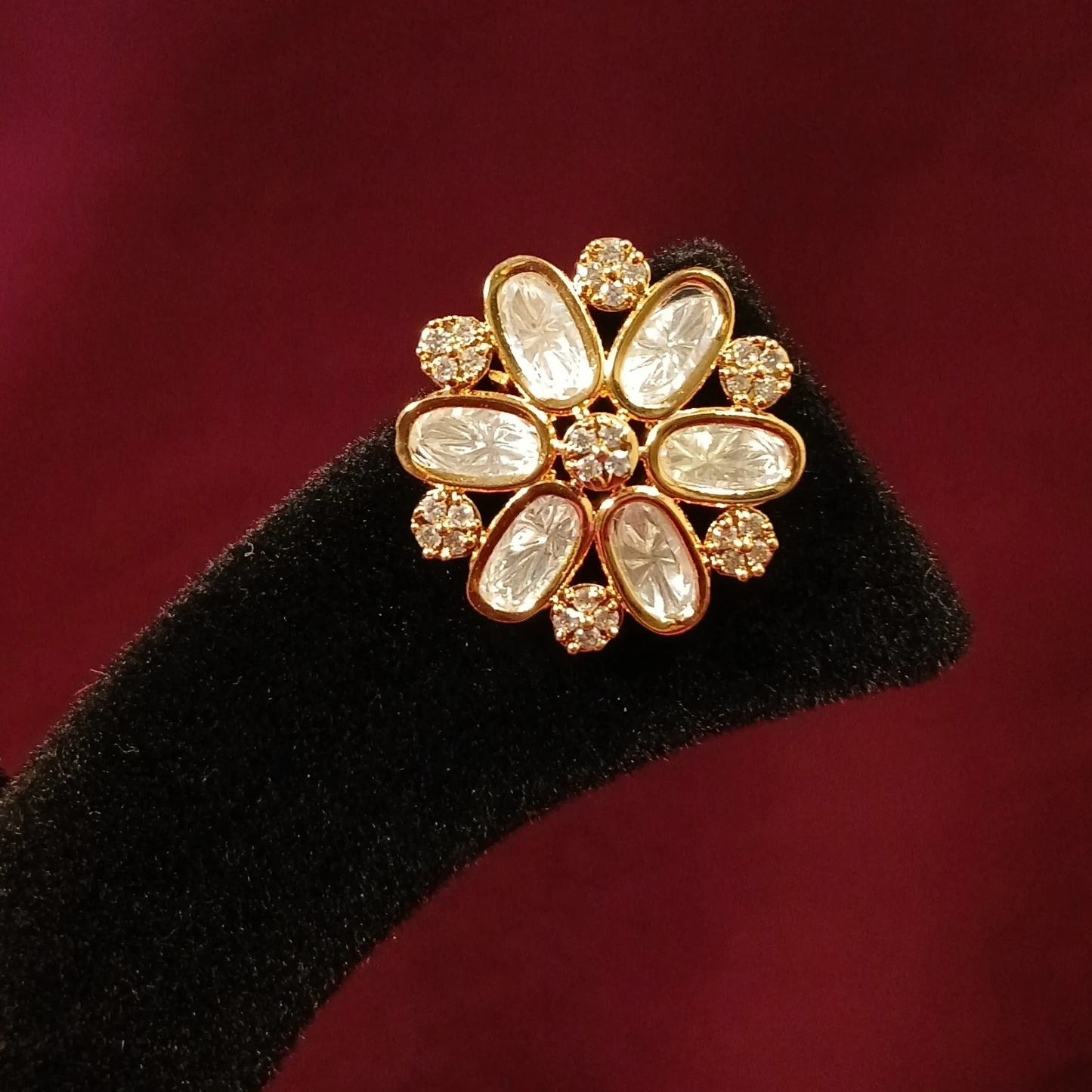 Polki Studd Earrings- AJE92