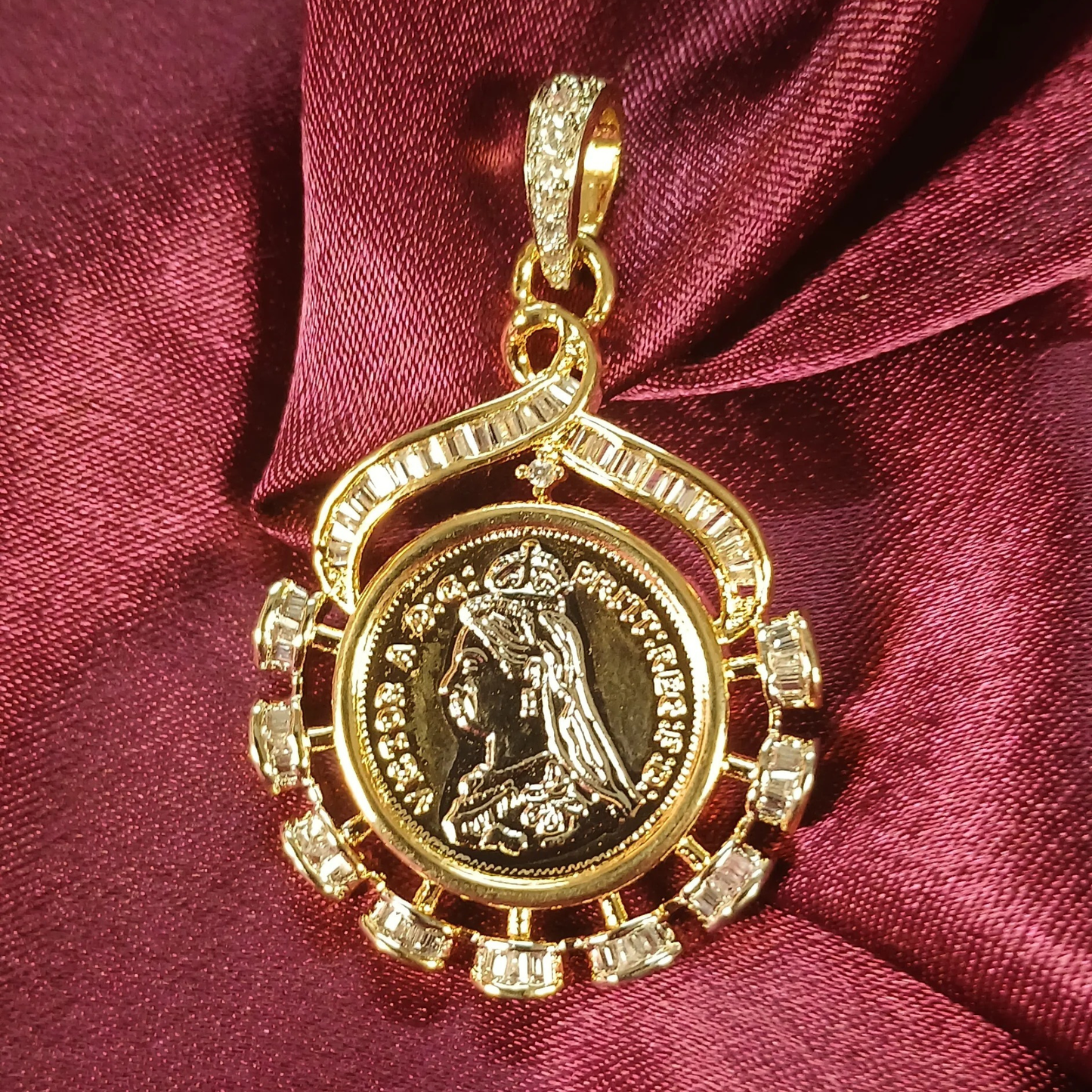Imperial Portrait Pendant Set