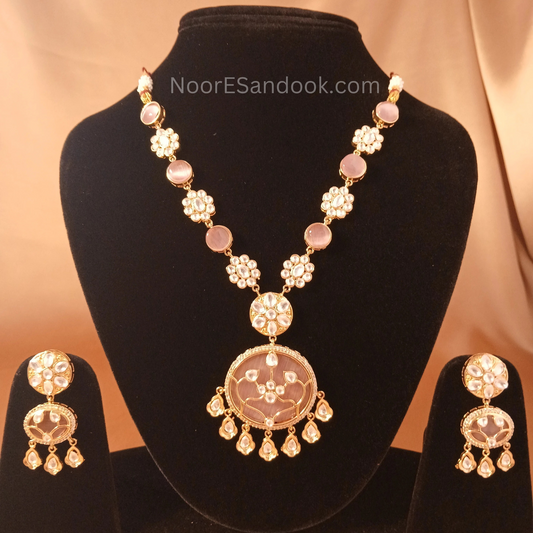 Artistic Stone carving Full Necklace set