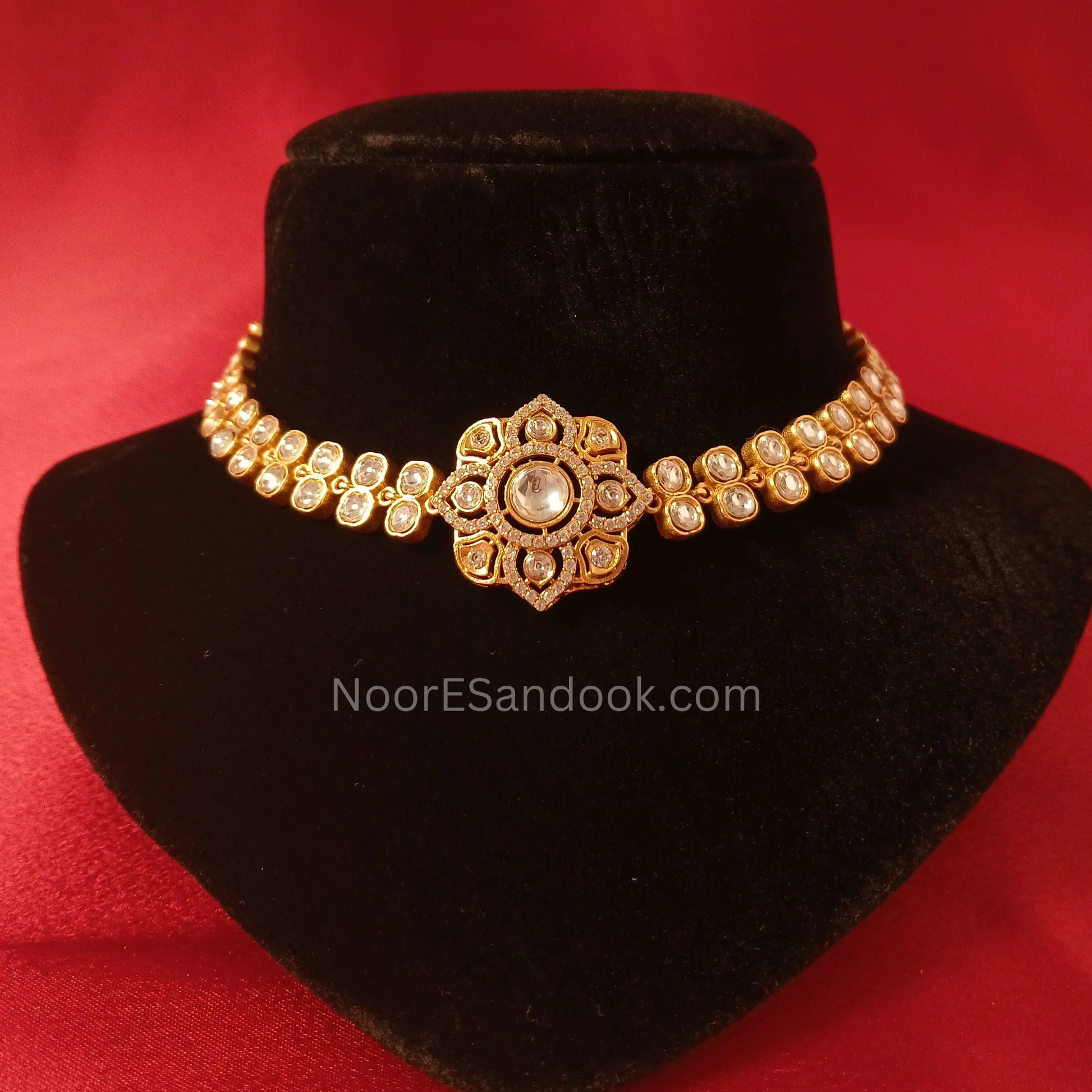 Polki necklace set