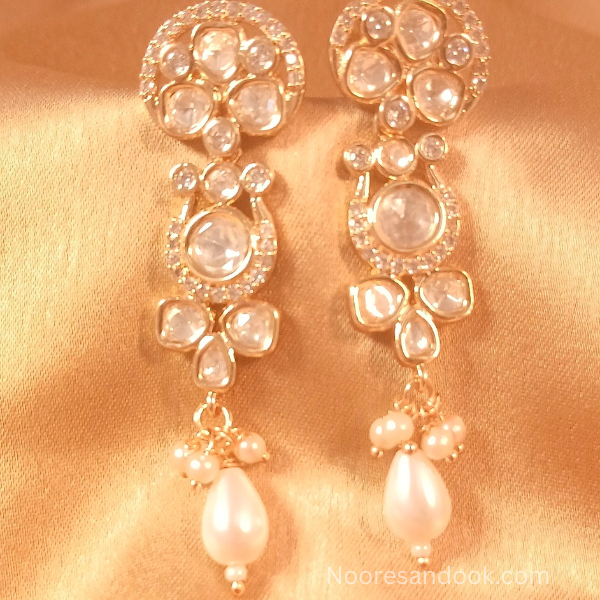 Polki Necklace Set- Bandhai - NoorESandook