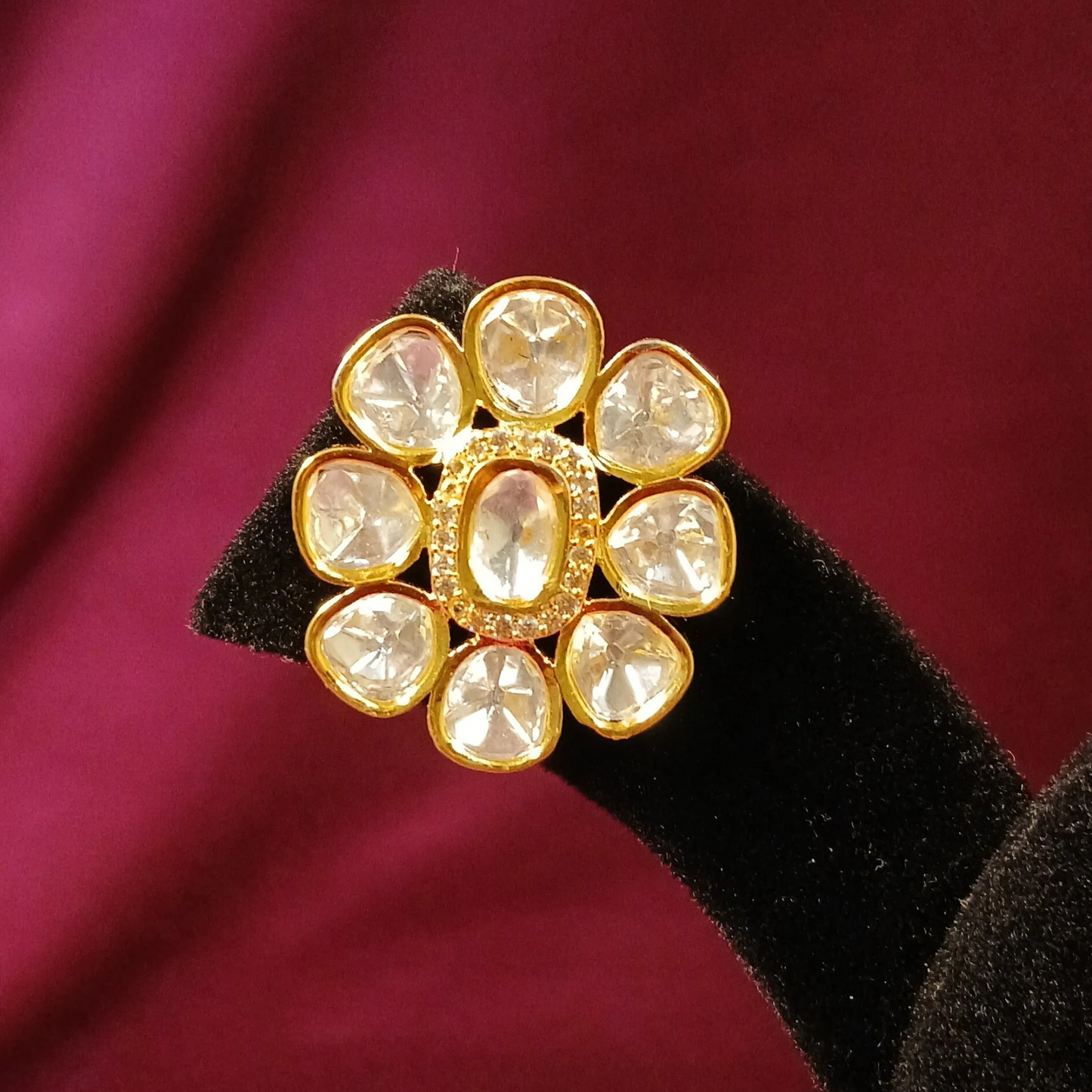 Polki Studd Earrings- AJE89