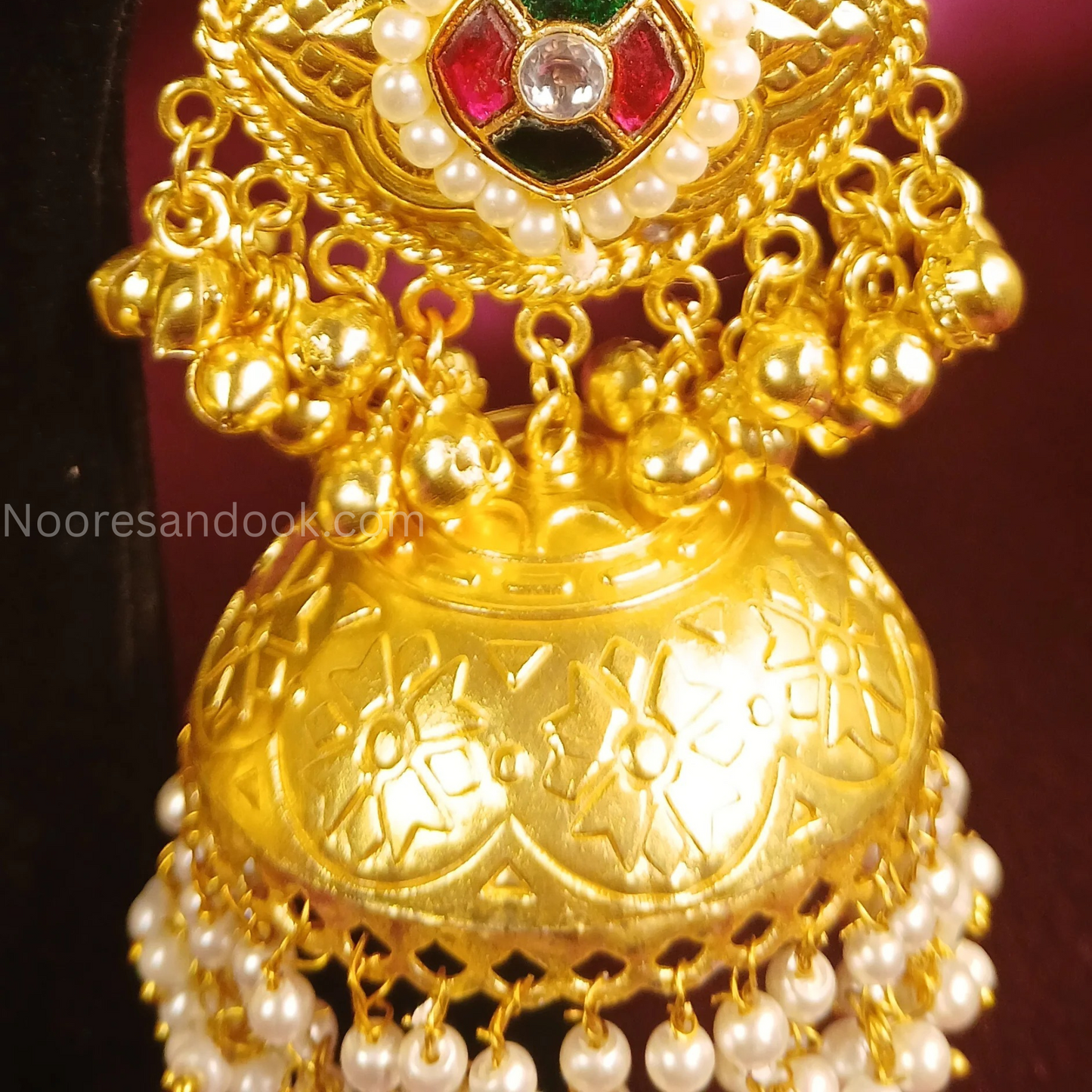Trending Long Jhumka- Green
