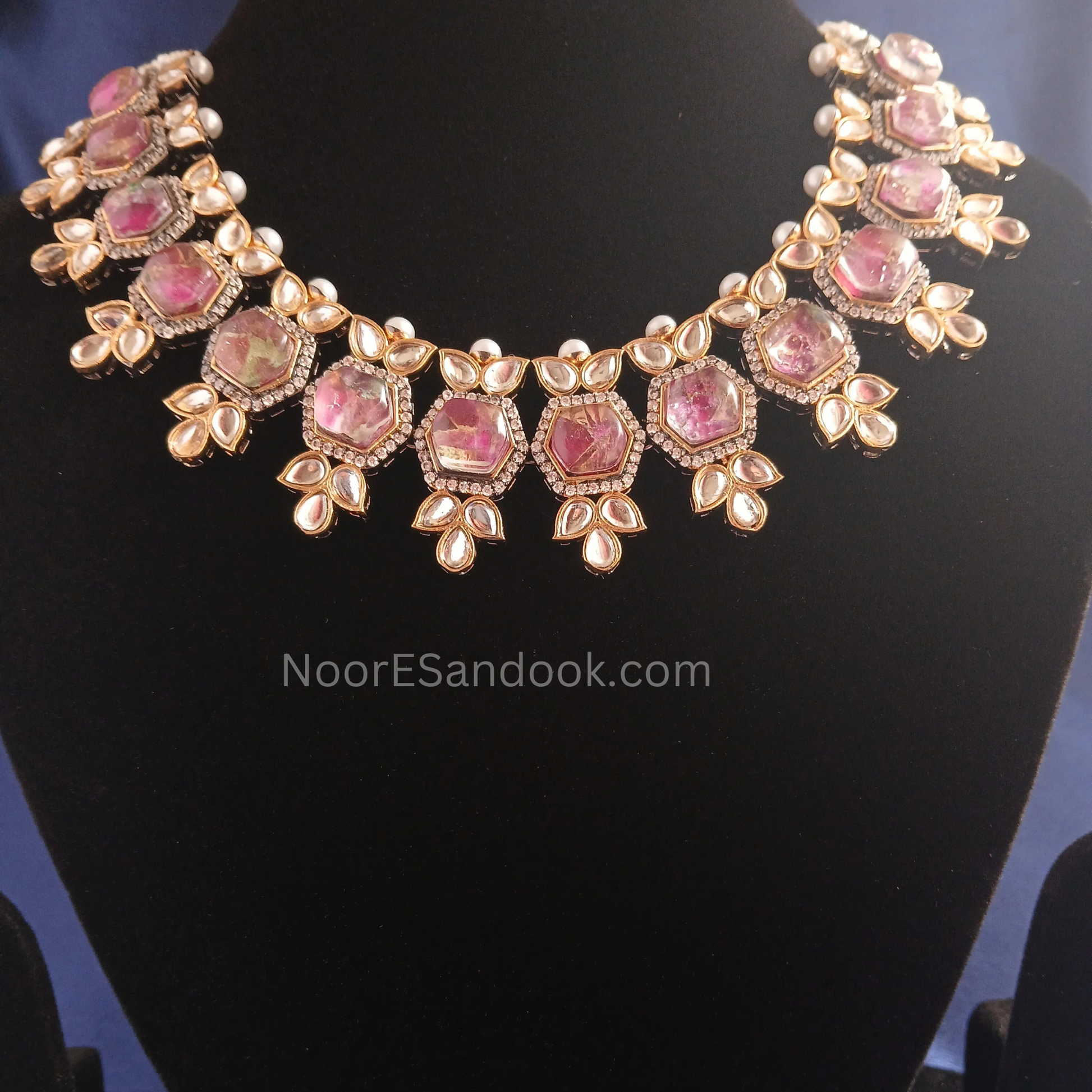 Doublet Stone Necklace- Design 1