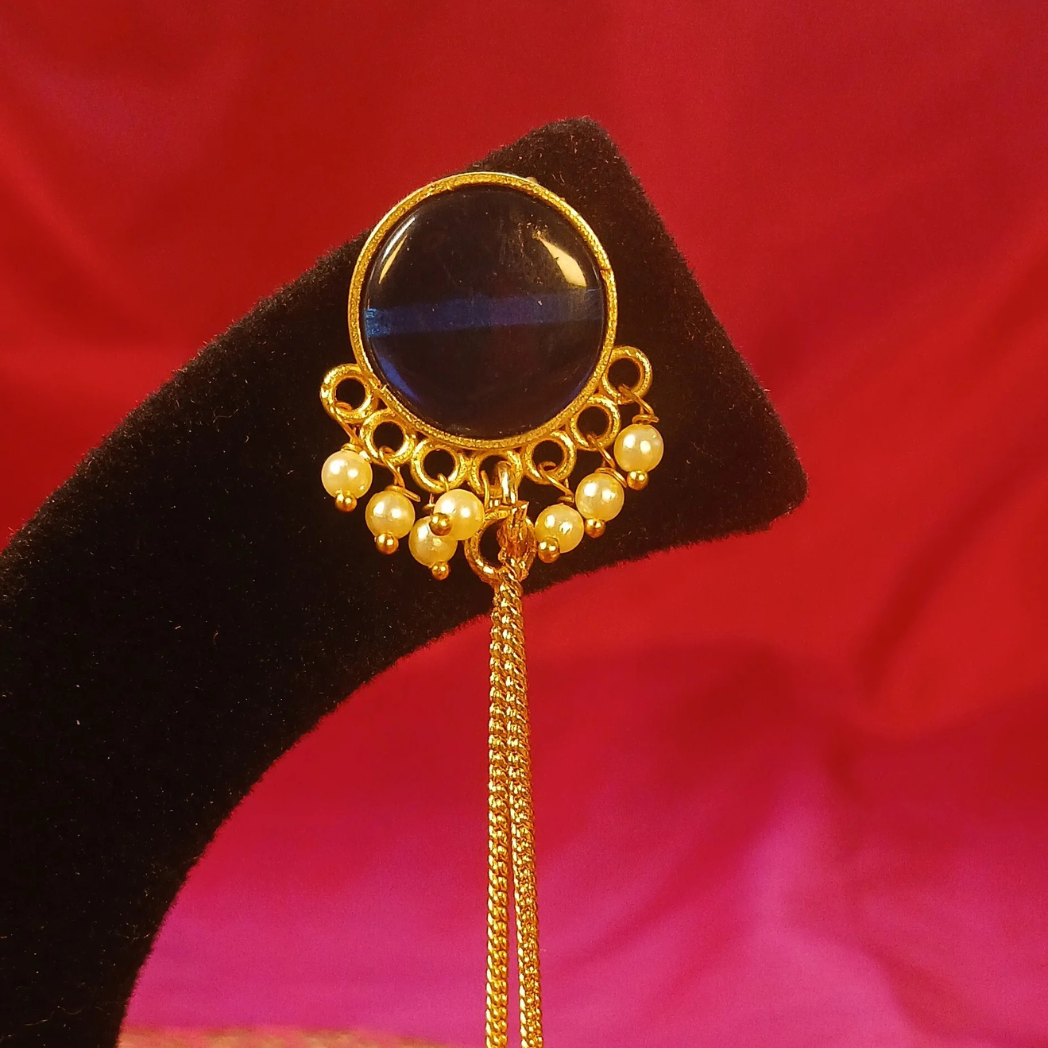 Kashmiri Light Earrings- Blue