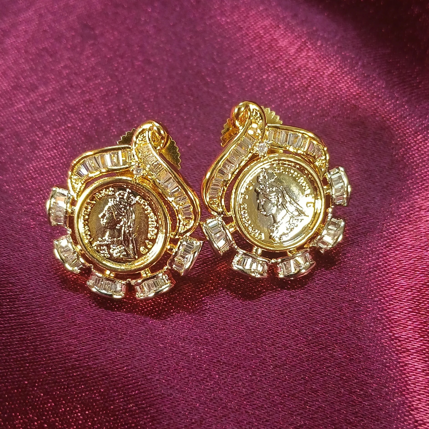 Imperial Portrait Pendant Set