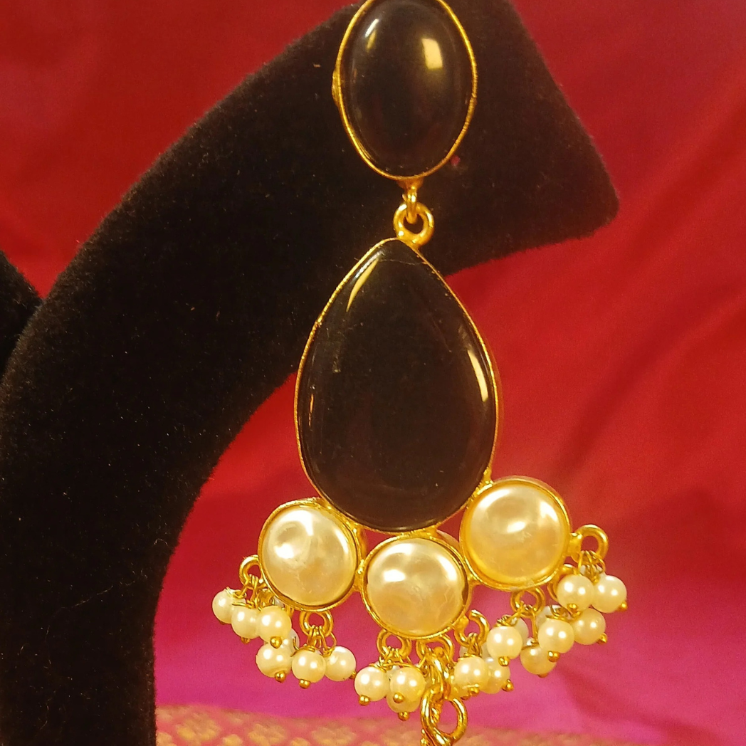 Lightweight Kashmiri Earrings with MOP