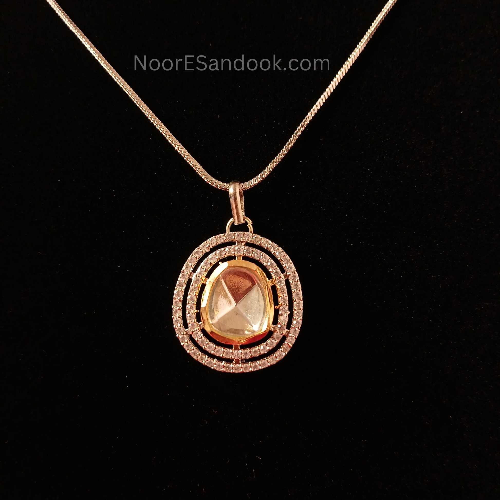 Polki pendant set- design 6