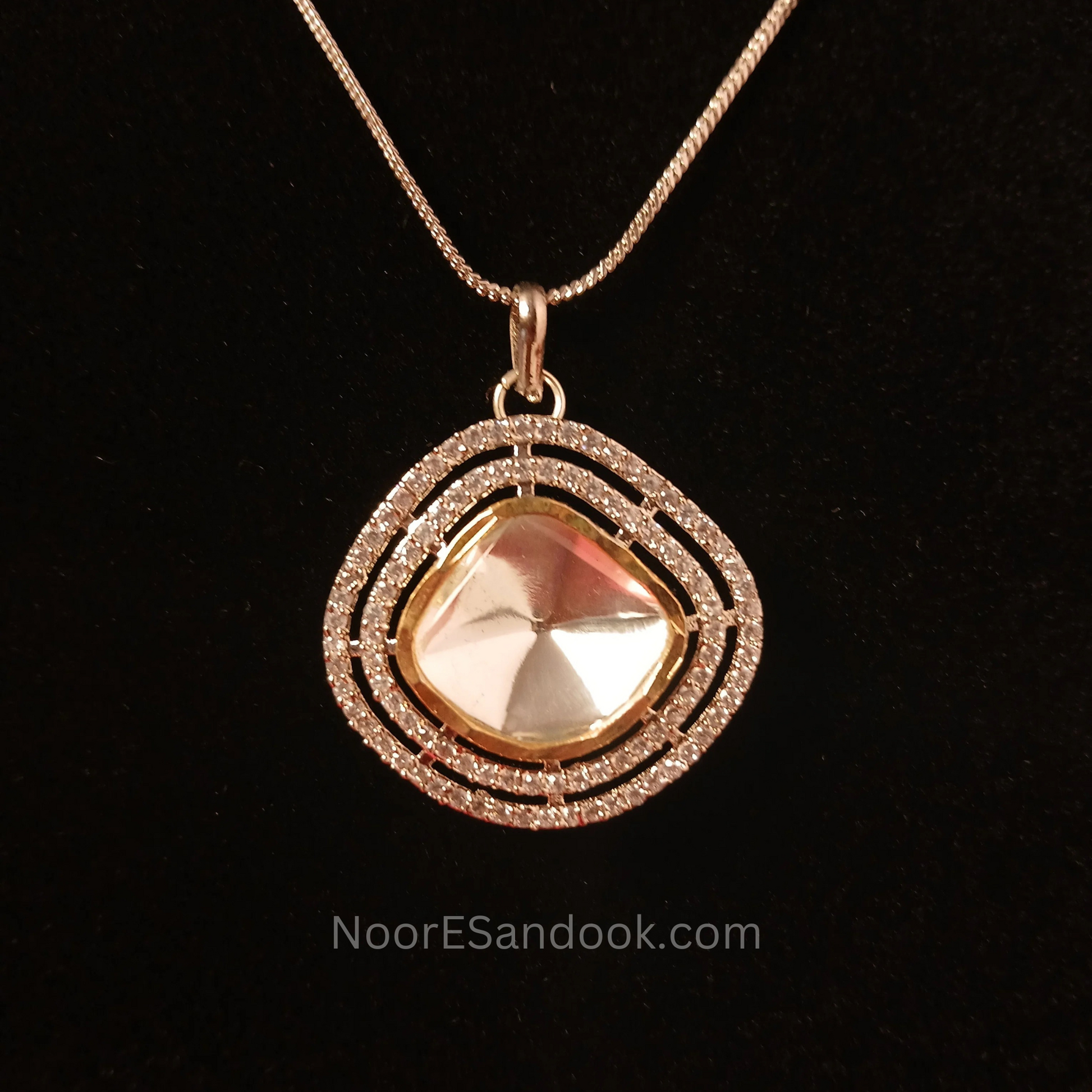 Polki pendant set- design 4