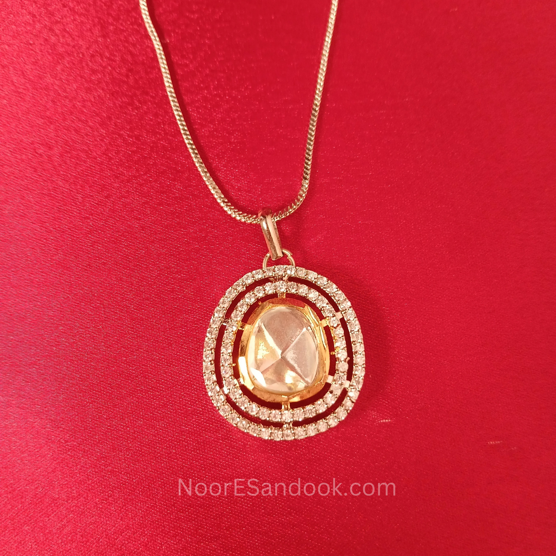 Polki pendant set- design 6