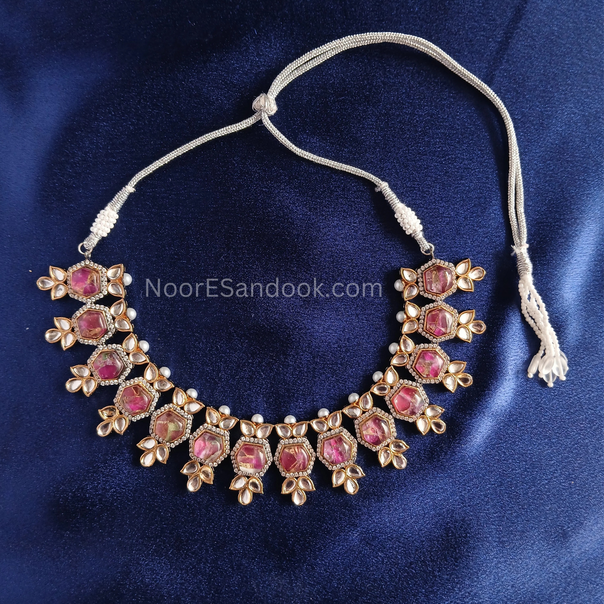 Doublet Stone Necklace- Design 1