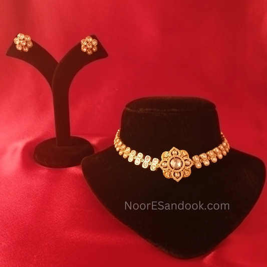 Polki necklace set