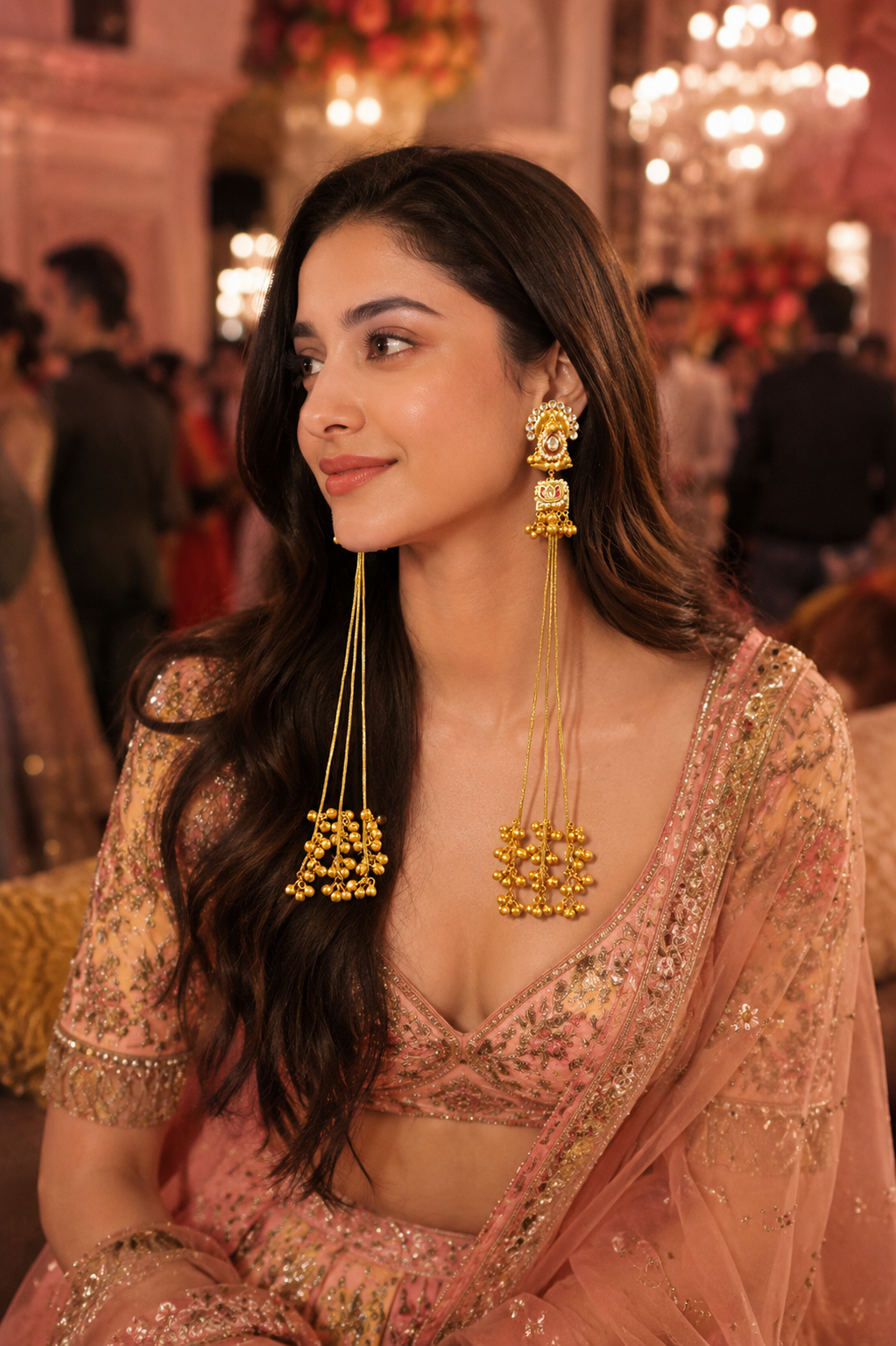 Long Kashmiri Earrings