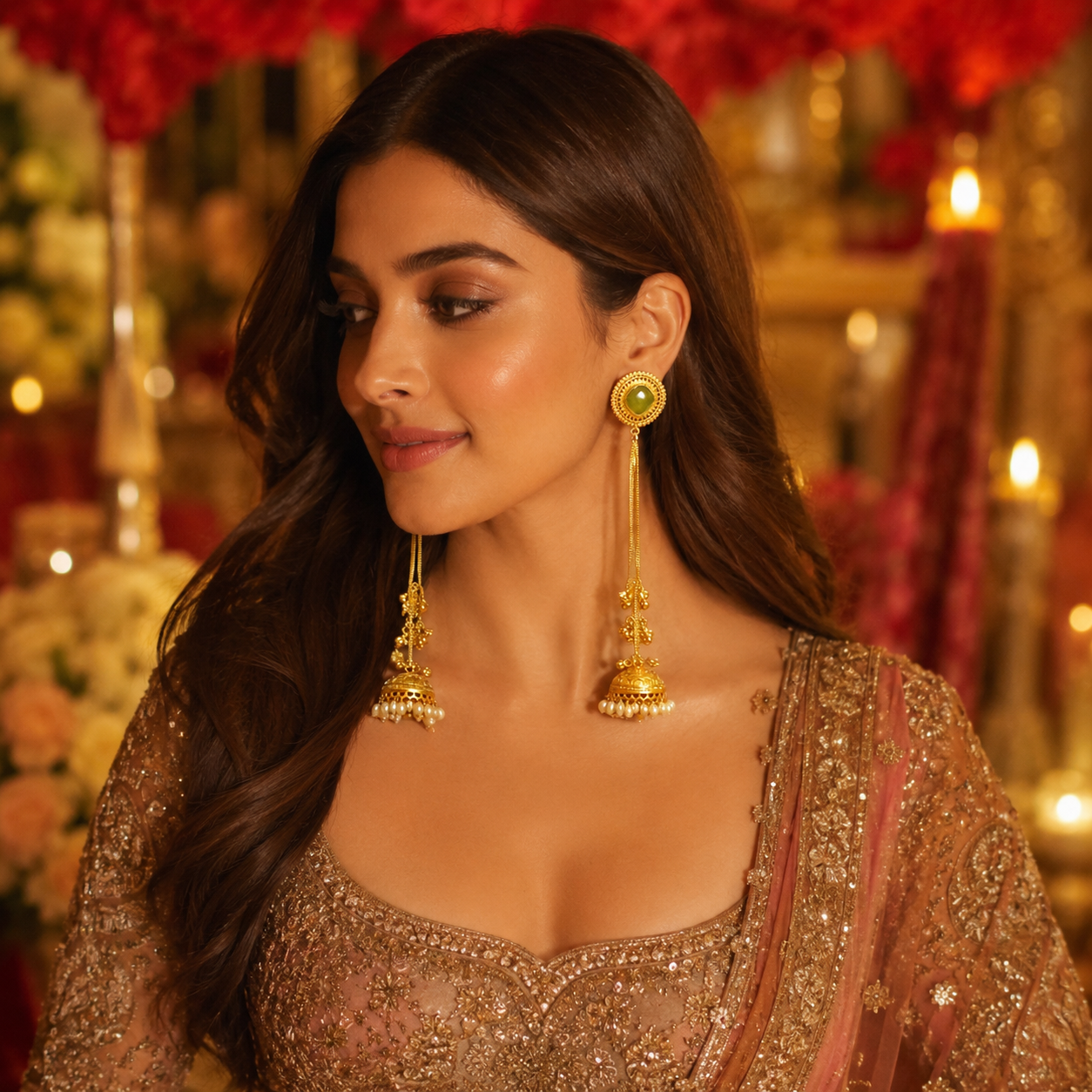 Light Kashmiri Earrings