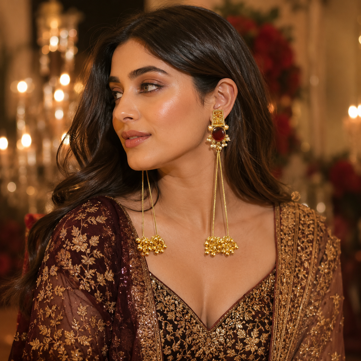 Lightweight Kashmiri Earrings