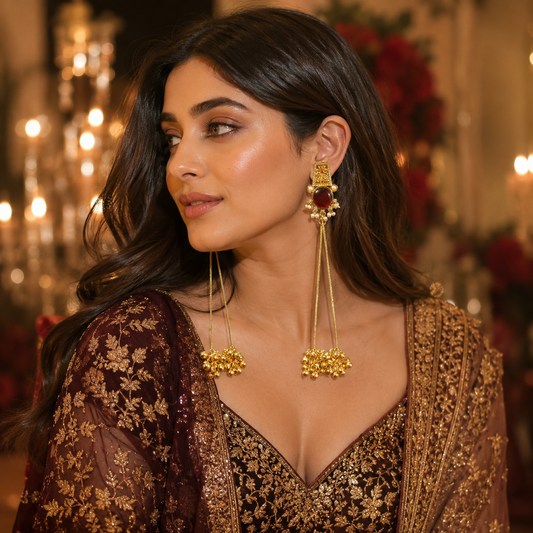 Lightweight Kashmiri Earrings