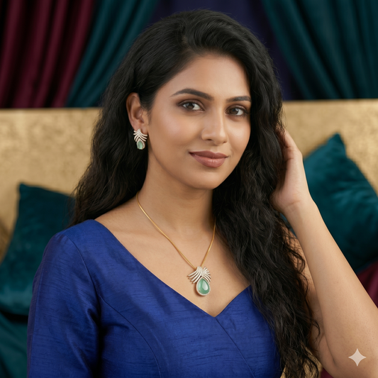 Mint Green Pendant Set