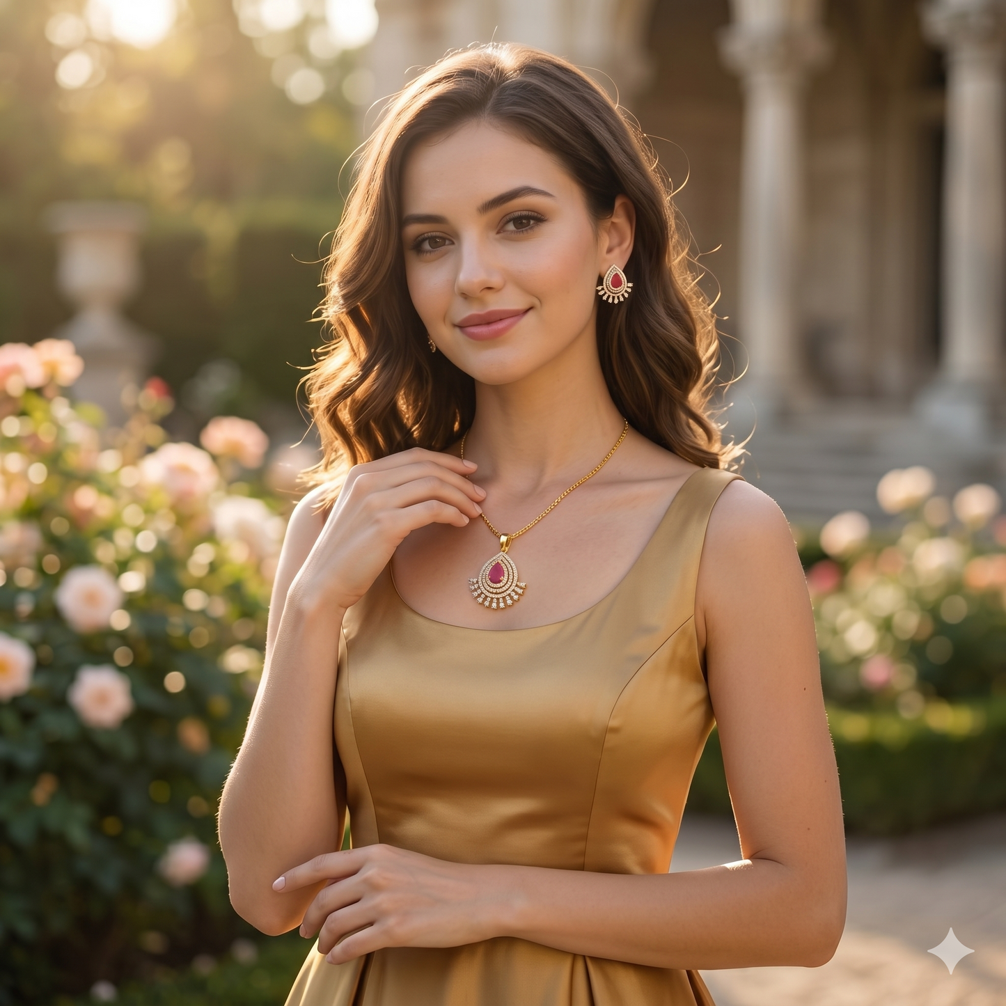 Dazzle Night Pendant Set