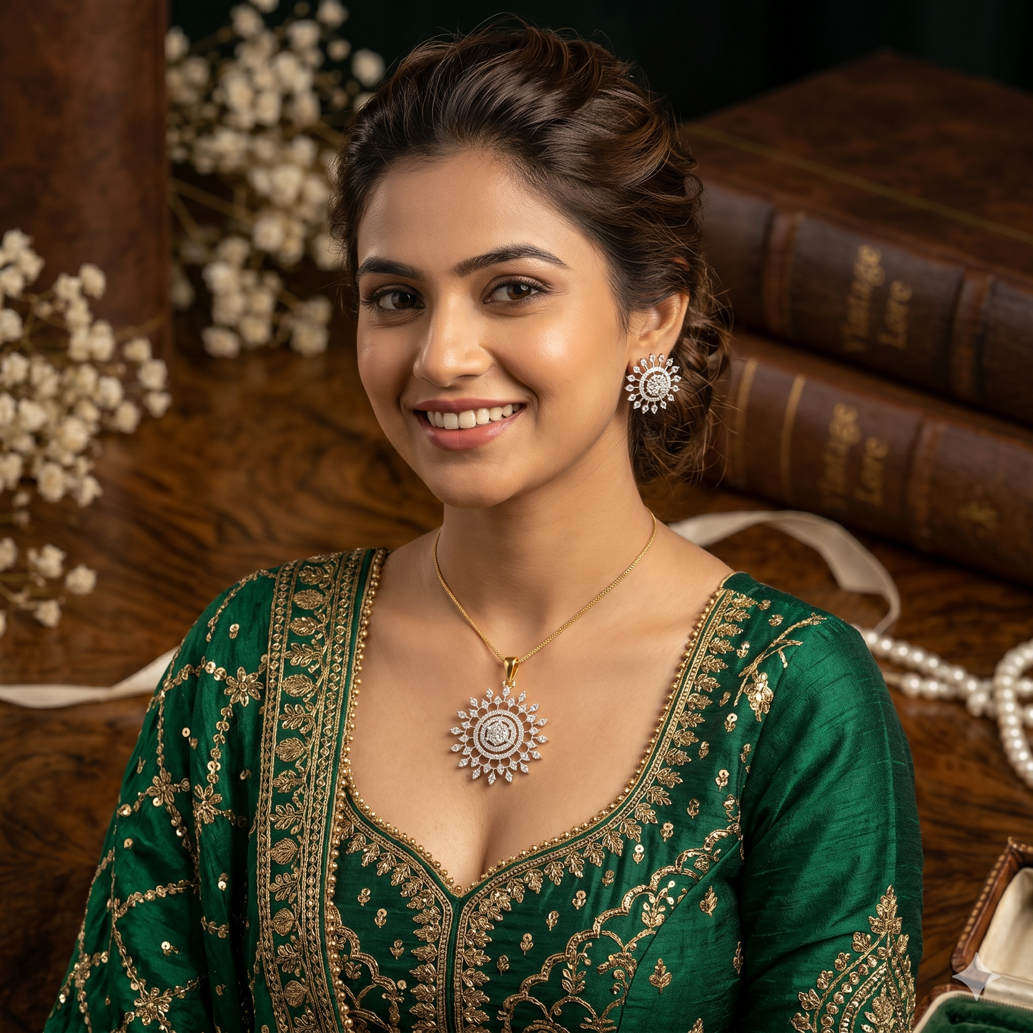 Graceful Glow Pendant Set