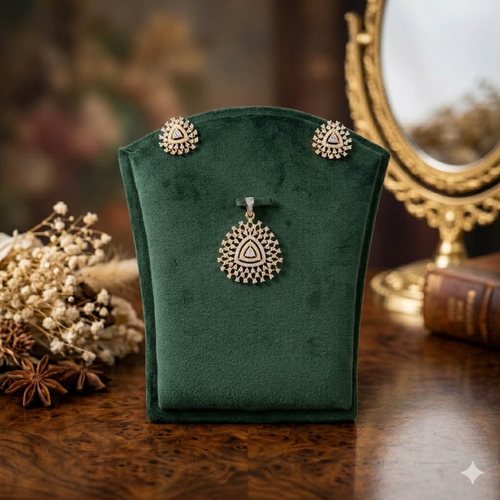 Soft Glamour Pendant Set