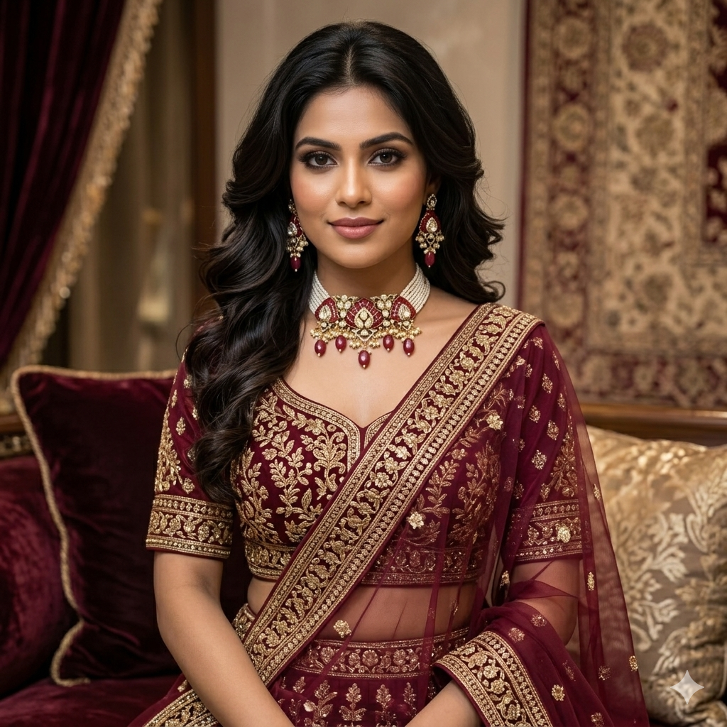 Zeenat Mahal Meenakari Polki Choker