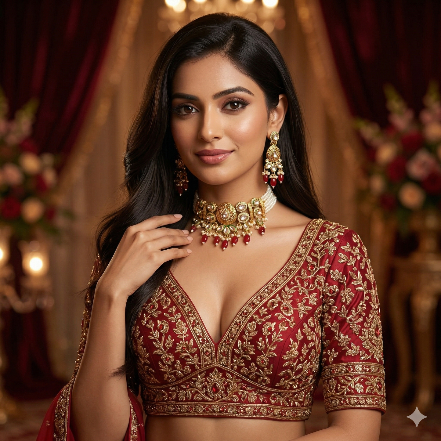 Rangrez Polki Choker