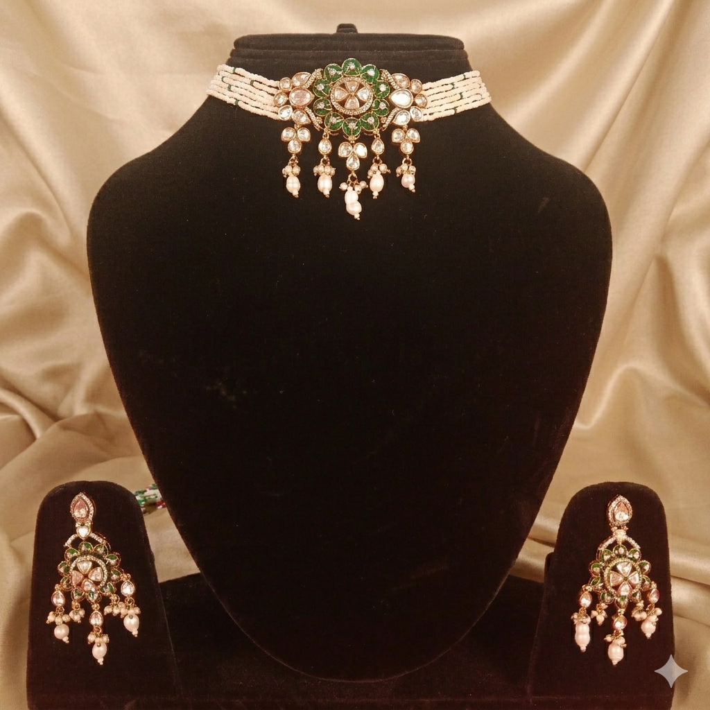 Zareen Noor Polki Choker