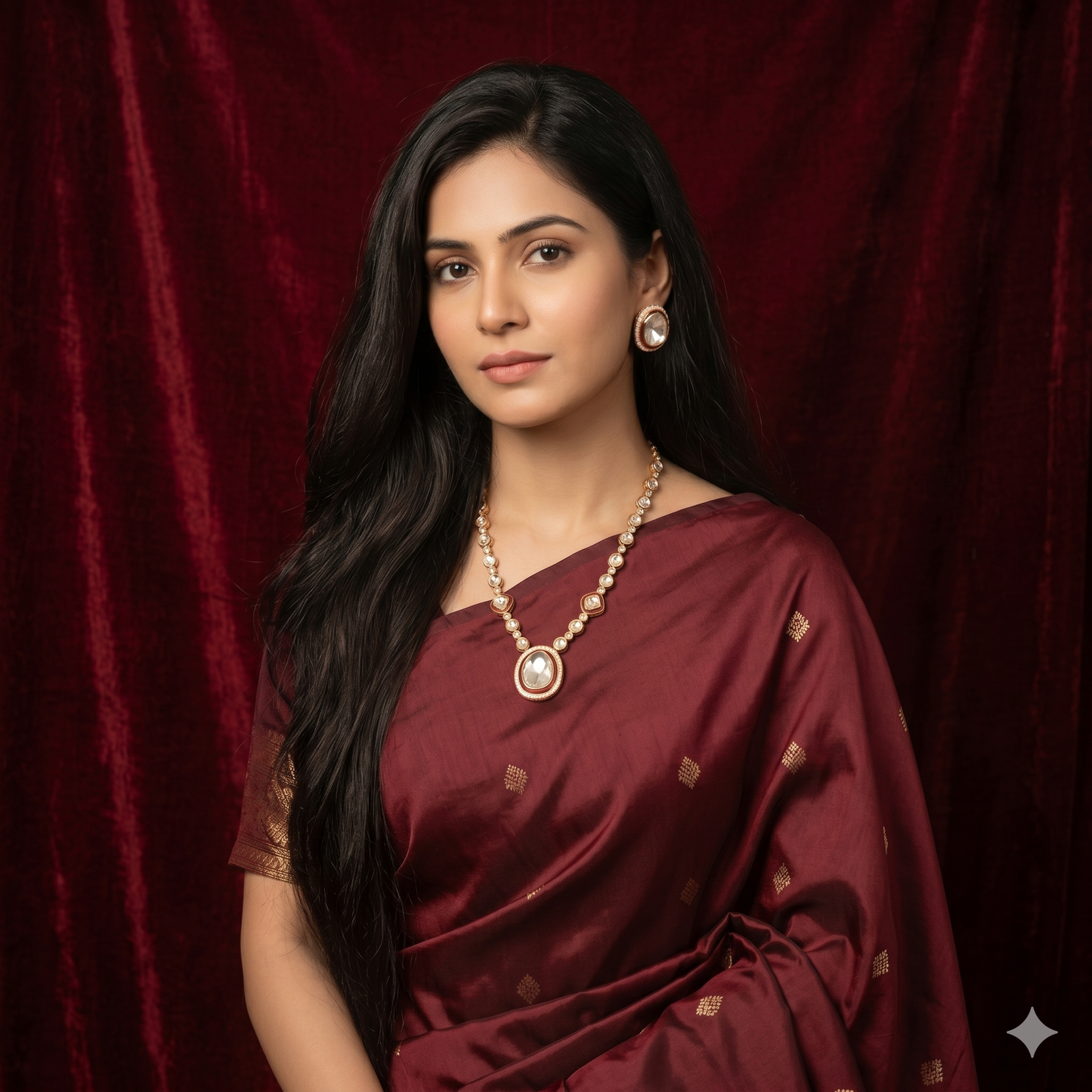 Manyata Polki Necklace Set