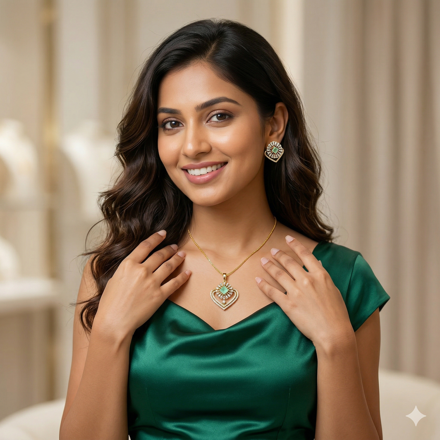 Eternal Spark Pendant Set